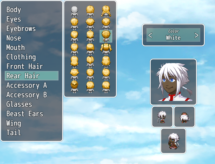 rpg maker mv character generator clothes parts